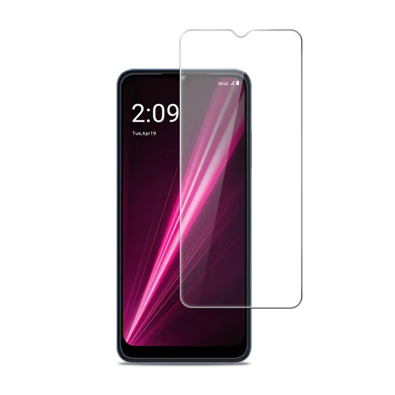 For T-Mobile T Phone Pro 5G 2.5D Screen Protector for T-Mobile Revvl 6 Revvl6 Pro Revvl6Pro 5G 9H Tempered Glass Full Cover