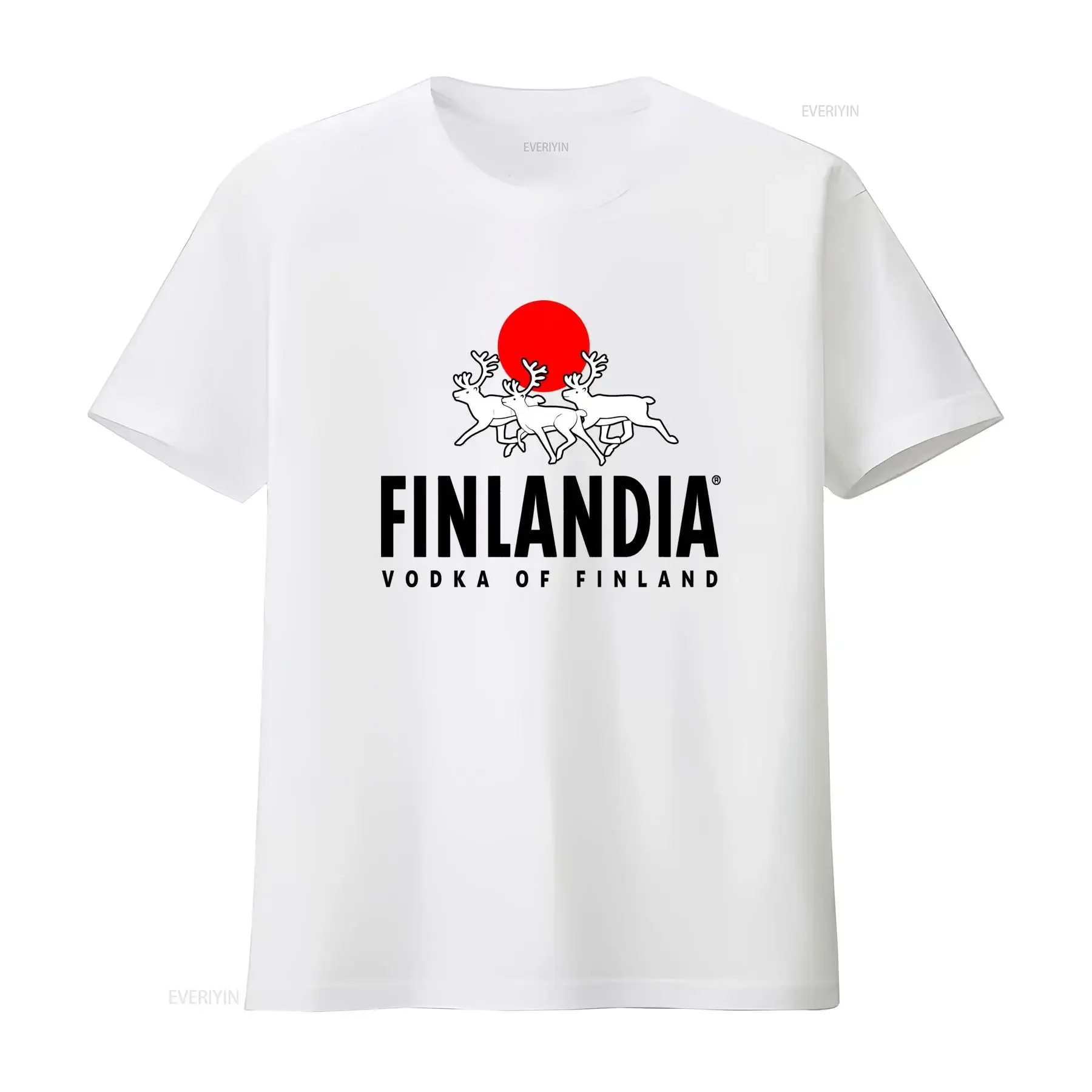 Camiseta Vintage de los 80s y 90s con Estampado de Vodka Finlandia, Azul, Talla M L, con Diseño de Estrellas, Estilo Retro, Lavada y Elástica, para Hombre, para Uso Diario