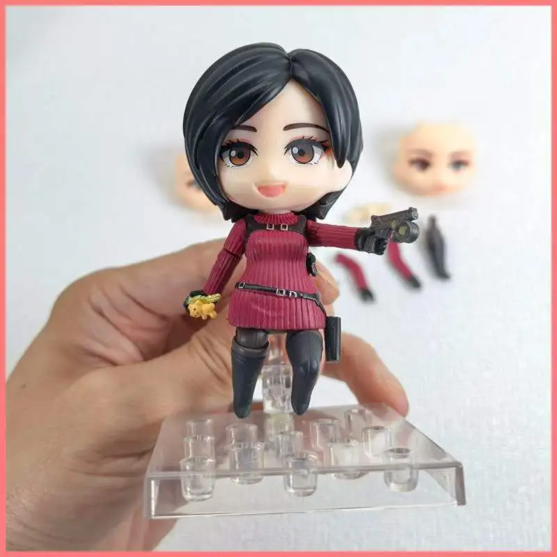 NEW 10CM Evil 4 Ada Wong Nendoroid Action Figure Q Version Collectible Model ToyS Gift