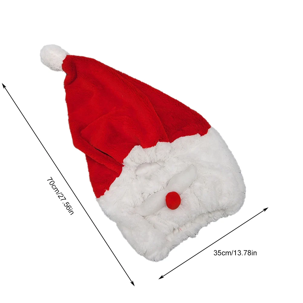 1PC Santa Claus Helm Abdeckung Plüsch Weihnachten Hut für Motorrad Helm Frohes Neues Jahr Party Liefert Weihnachten Cosplay Zubehör