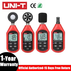 UNI-T UT383/BT Illuminometer Light Meter UT363/BT Anemometer UT353/BT Sound Meter UT333/BT Temperature Humidity Meter UT333S