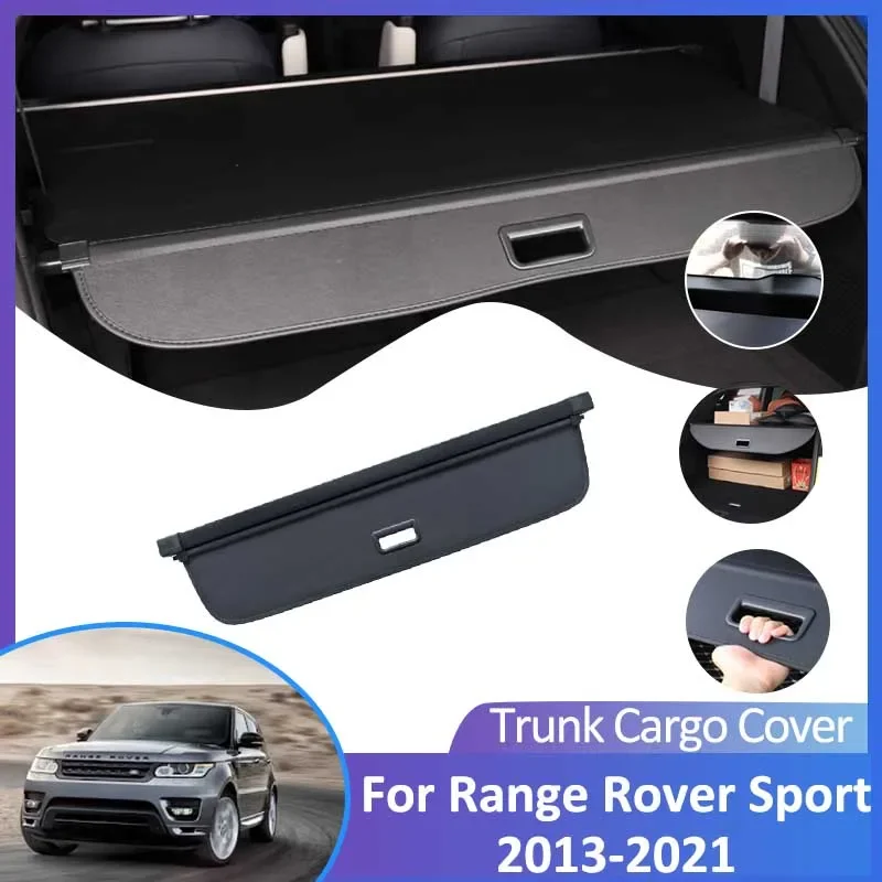 For Range Rover Sport Accessories 2013~2021 2019 2020 MK2 Auto Rear Curtain Trunk Retractable Cargo Cover storage Shield Shade