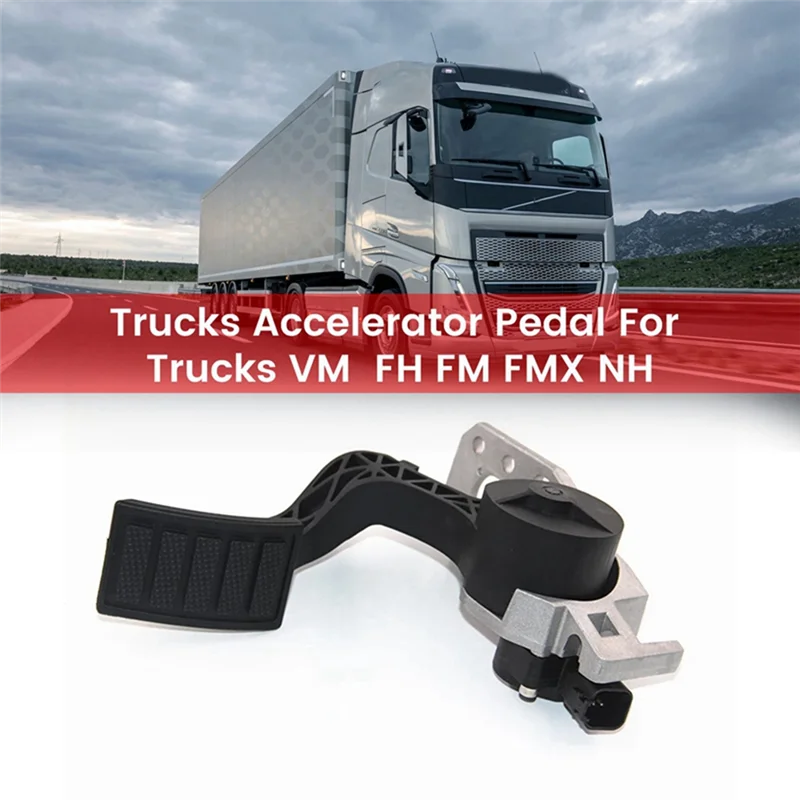 

A21F-1 PCS Accelerator Pedal Black & Silver Plastic+Metal For Volvo Truck Electronic Gas Pedal 21915481 21116877 20893503 205745