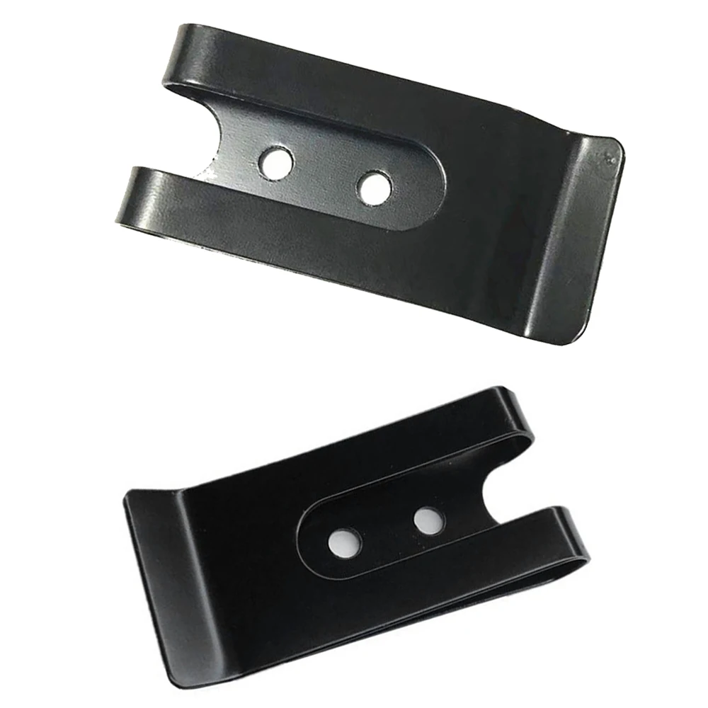 Metal Belt Clips Buckle Double Holes Belt Buckles Holster Sheath Clip Clasp Pockets Wallet Key Hook Hardware Accessories