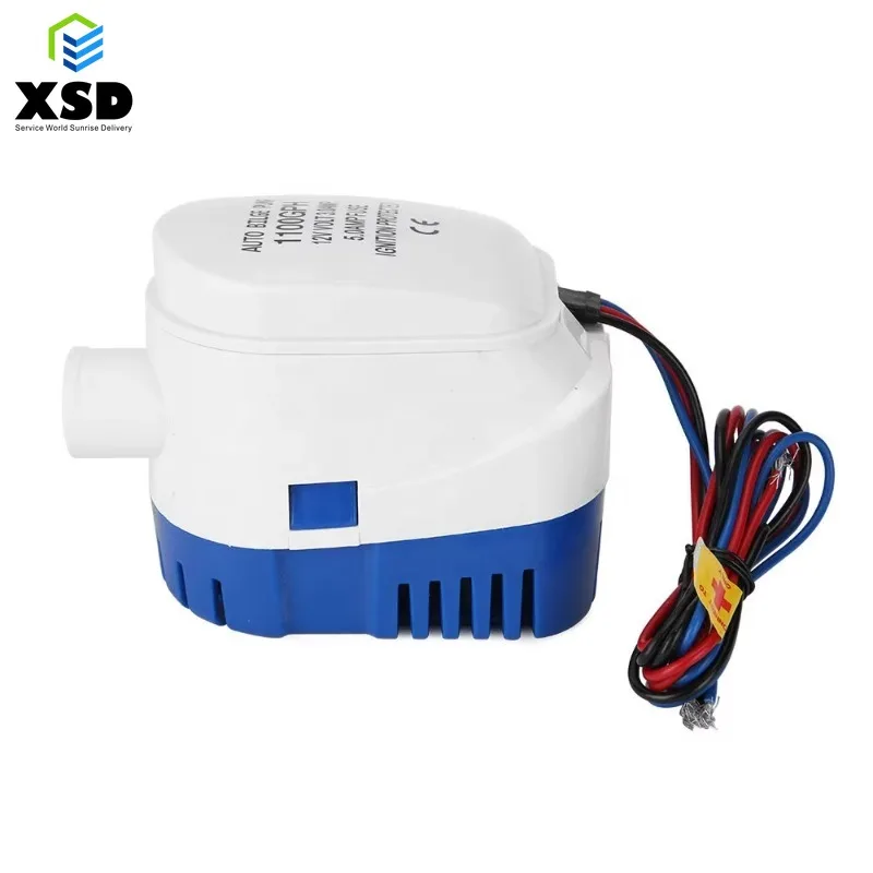 12V 24V 750GPH 1100GPH 600GPH Full Automatic Power-off Cabin Drainage Bilge Pump Centrifugal Water Pump for Rv Yacht Marine