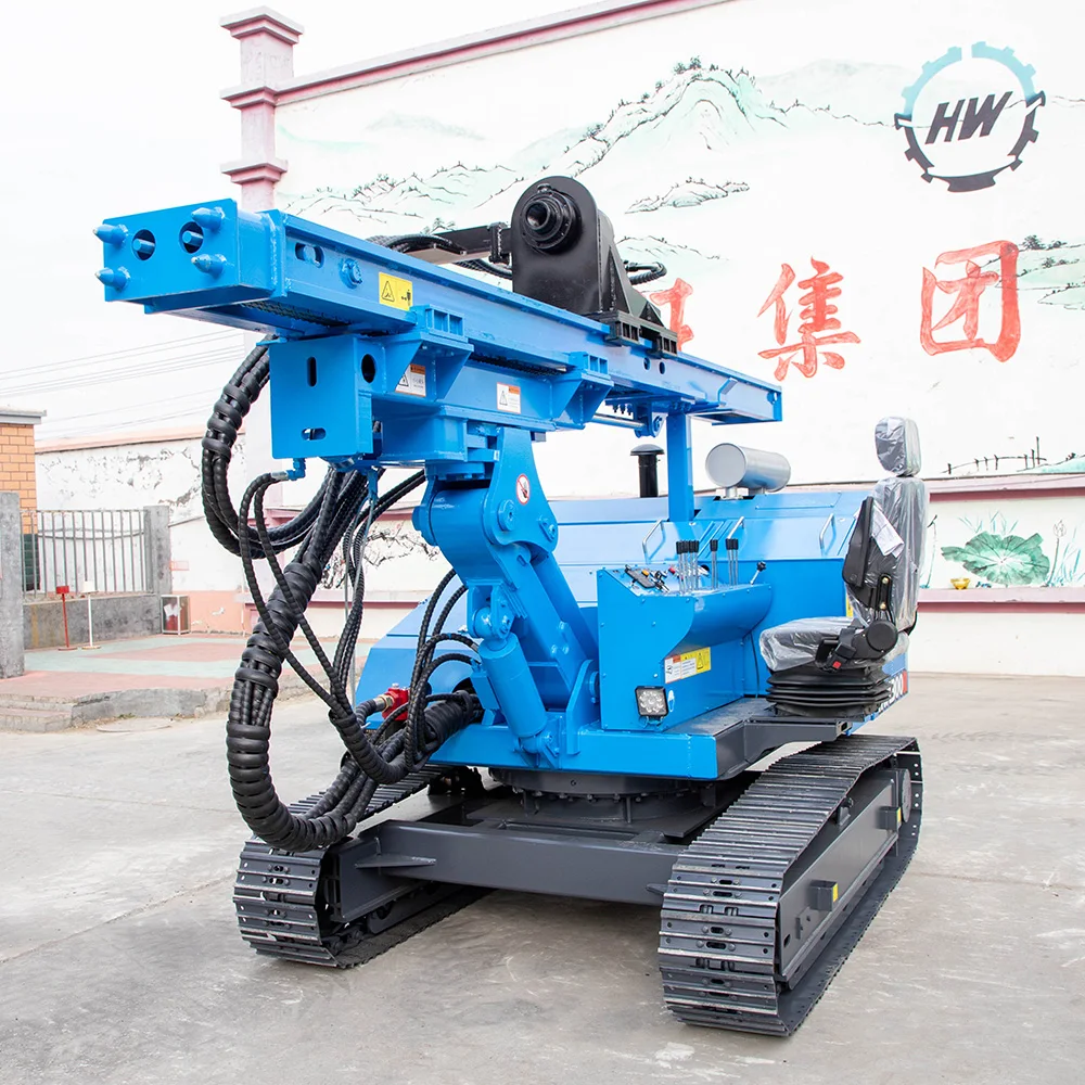 vibro hammer  side grip pile driver  piling machine vibrating fence piling machine