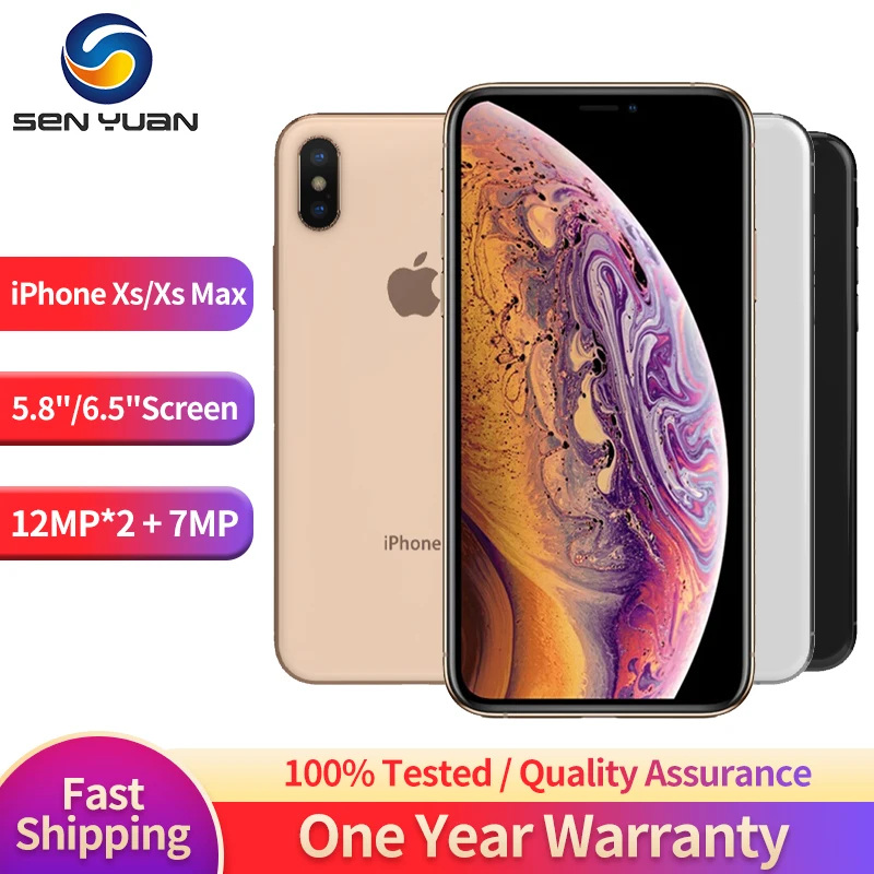 Original  Apple iPhone XS/XS Max 4G LTE Mobile Phone 5.8