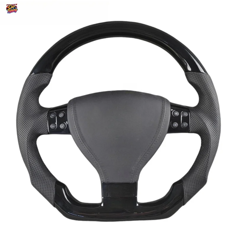 Custom Real Carbon Fiber Car Steering Wheel Suitable for Volkswagen Golf 5, Jetta MK5, GTI, R32, EOS, Passat B6 Without Airbag