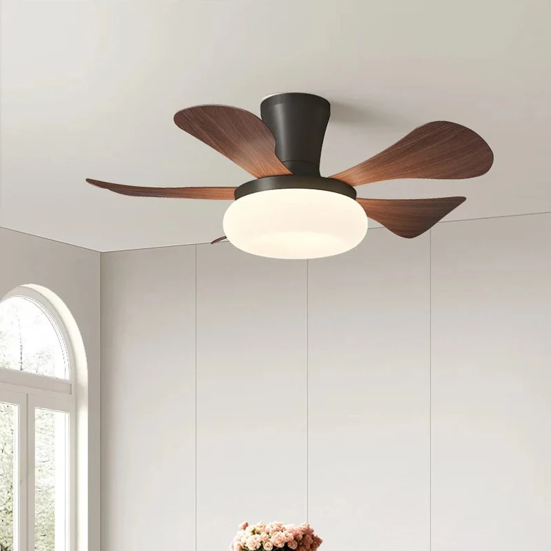 

Bedroom Dining Room Simple Antique Style Quiet and Eye Friendly Children's Room New Ceiling Fan Light