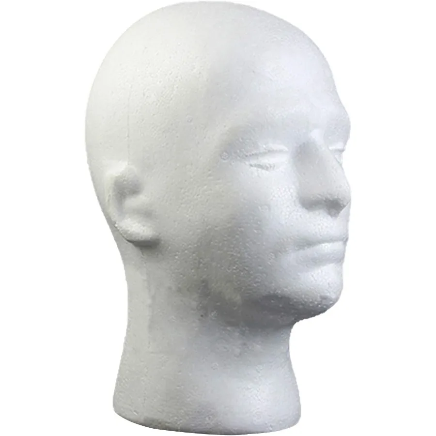 

Мужская голова из пенопласта, модель головы манекена, парики, голова манекена, пенопластовый манекен, женский парик, подставка для головы для магазина одежды, выставочный зал, дисплей I
