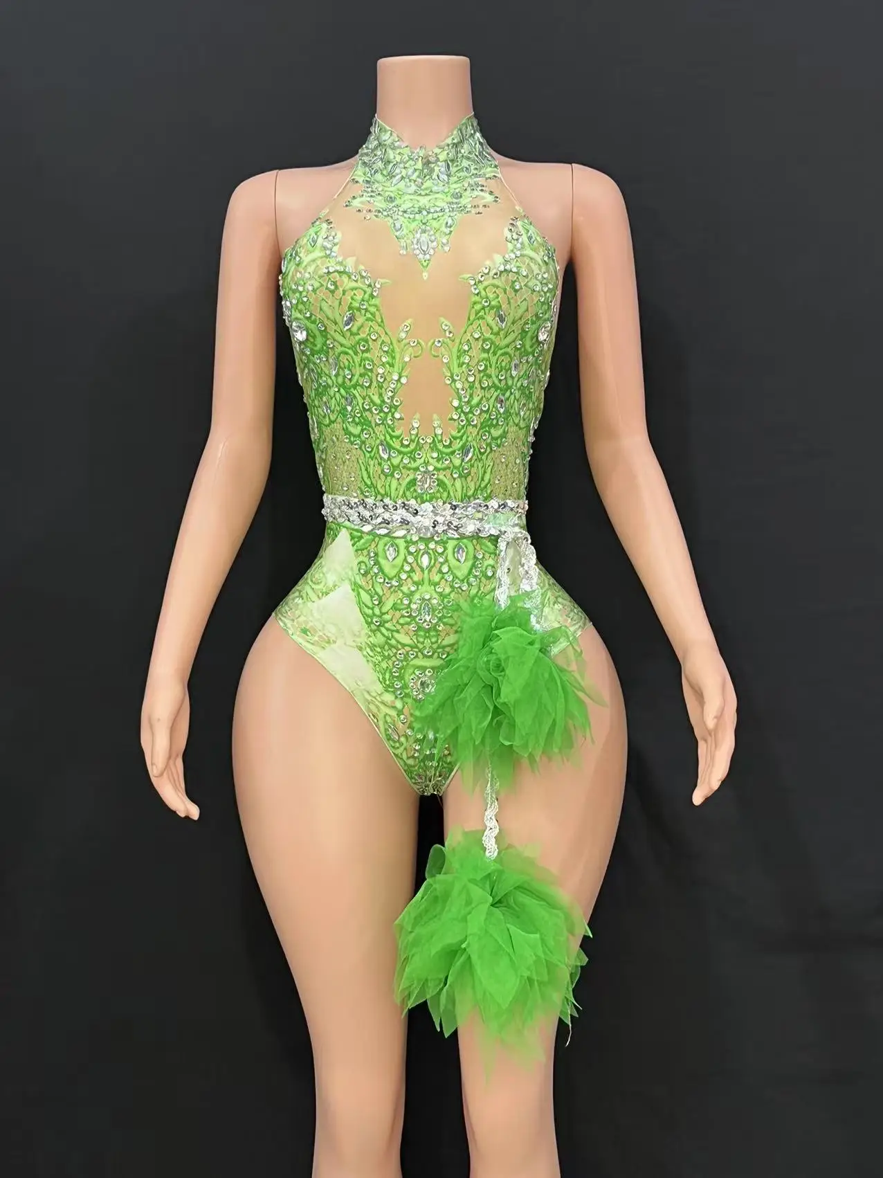 مجموعة أزياء بار دي إس النسائية الكورية للنوادي الليلية الماسية الوردية الملتصقة جوجو المثير للرقص الساخن التفاعلي Kpop