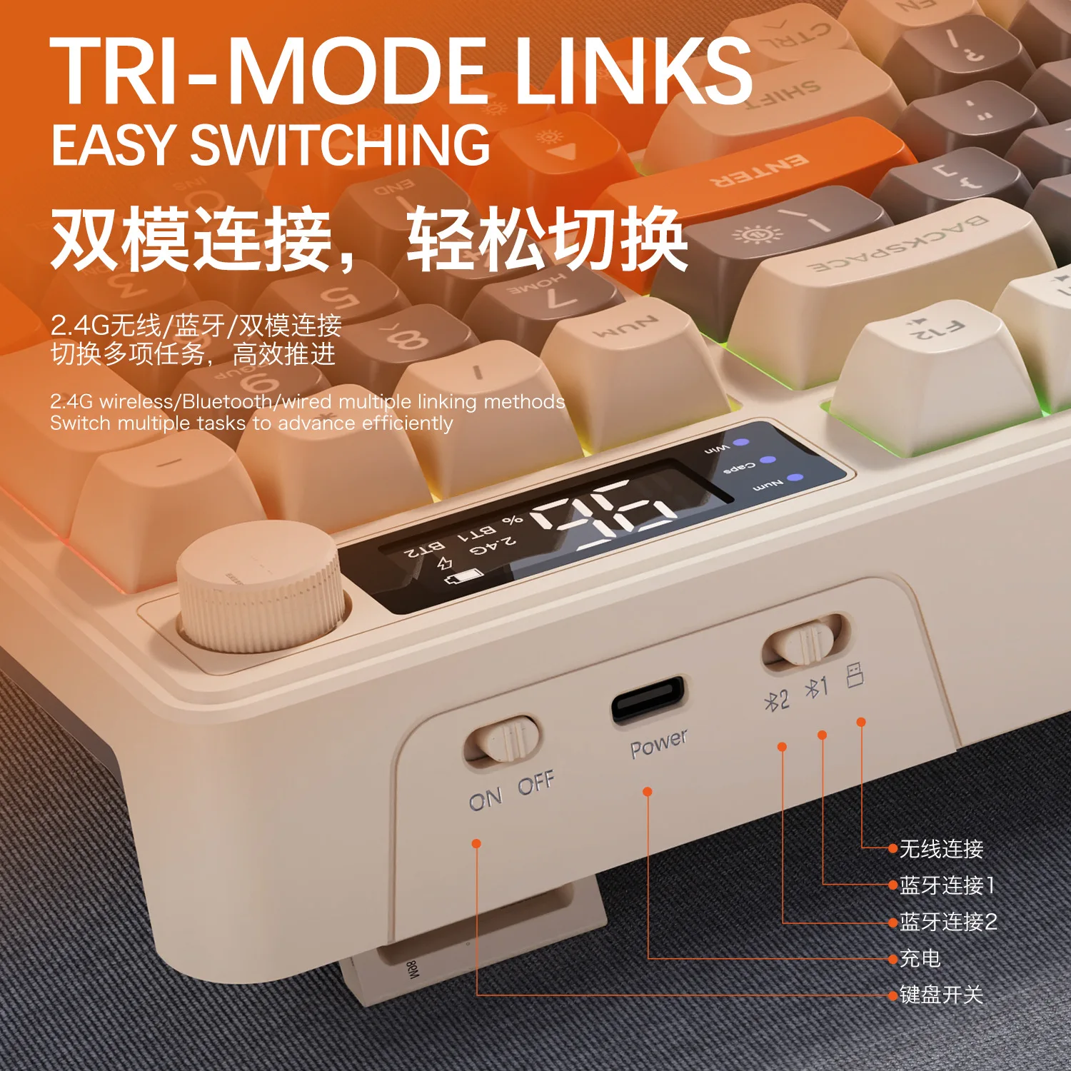 Hot Free Wolf T96 Wireless Dua - Gaming Keyboard Mouse Set recension och pris
