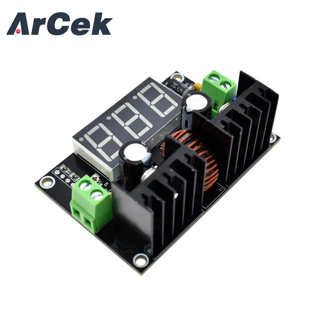 VHM-142 DC 4-40V 8A Voltage Regulator Module Digital PWM Adjustabl DC-DC Step Down Voltage Regulator DC XL4016E1