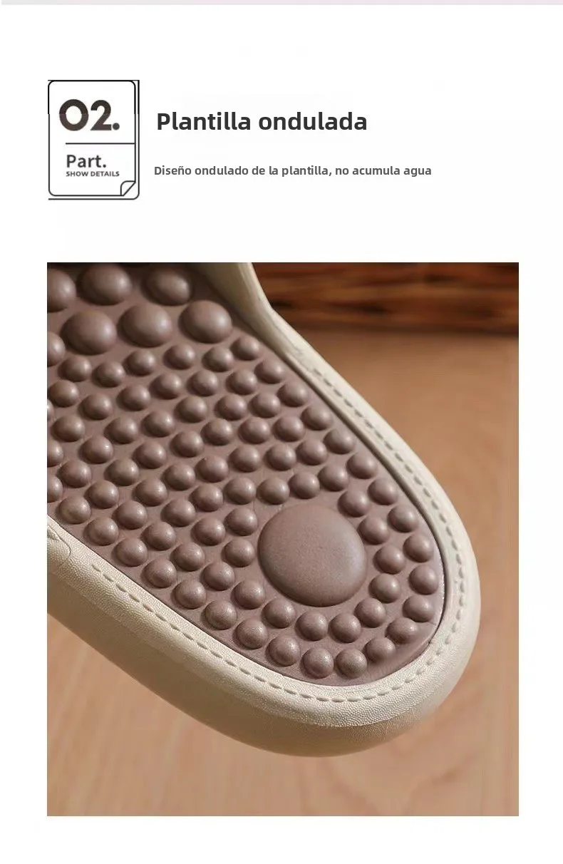Nuevas Pantuflas de Masaje para Exteriores, para Hombre y Mujer, Antideslizantes, Desodorantes, para Baño, Hogar e Interiores
