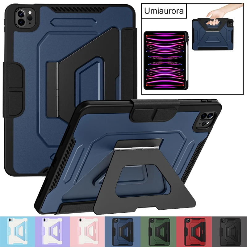 

For IPad 10 11th Gen A16 Air 5 10.9 Pro 11 inch M2 M3 M4 M5 Magnetic Flip Smart Tablet Case Stand Shockproof Pencil Holder Funda