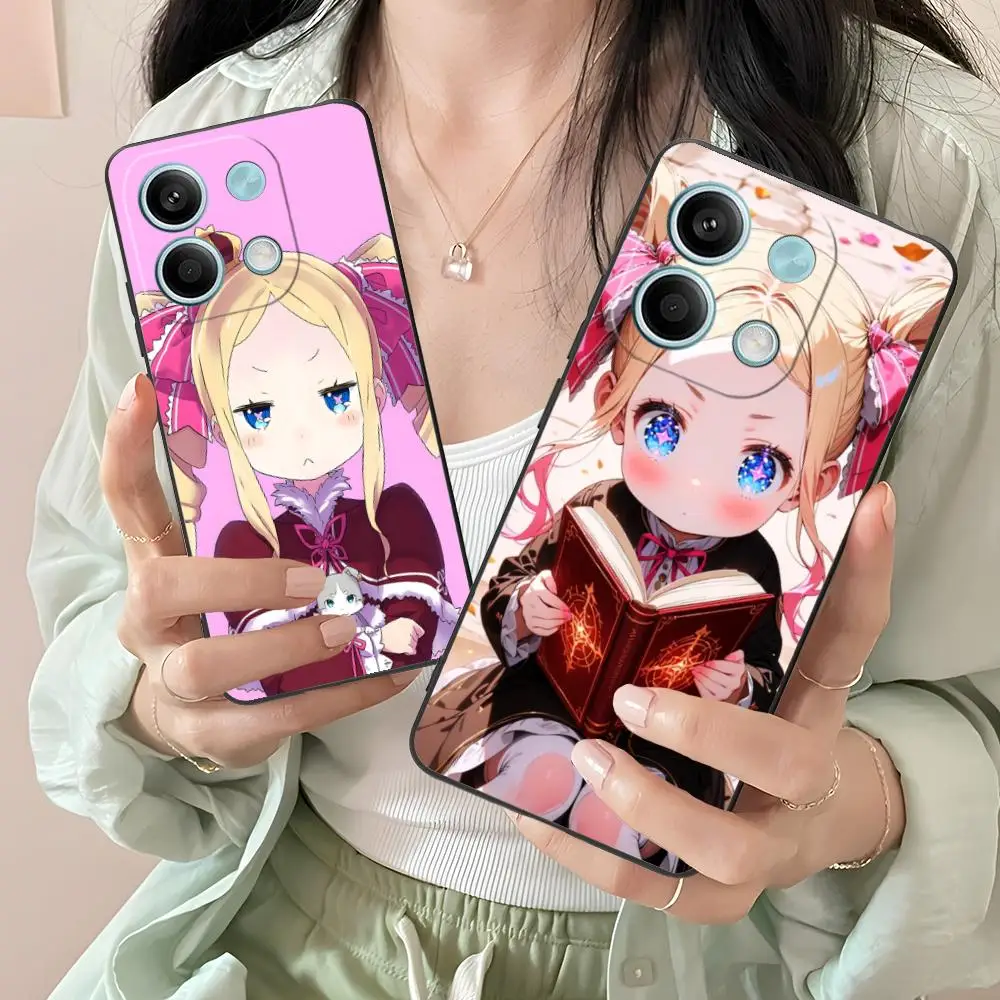 حافظة هاتف محمول ReZero Beatrice لهاتف Xiaomi Redmi Note 14 13 12 11 S Pro Plus 4G 5G غطاء طباعة ملون هاتف ذكي جميل #5