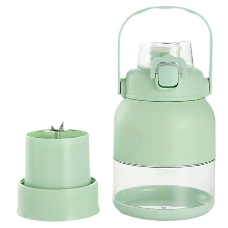 

B47B-Multifunctional Portable Electric Citrus Juicer,Two Lids, Large Capacity Blender Cup For Smoothies