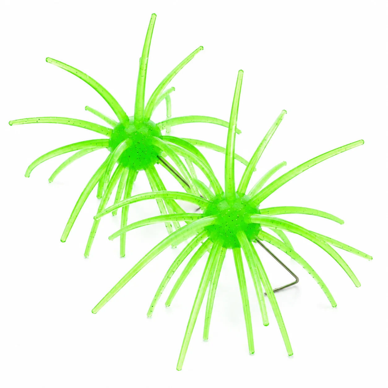 TPE Schwimmender Seeigel Weichköder 9g 19mm Ball 45mm Tentakel Künstlicher Wurmköder für Barsch, Zander, Süßwasser- und Salzwasserfischen – Detail 3