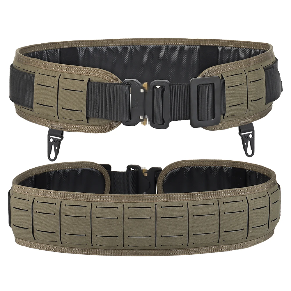 

Tactical Padded Belt Hook Design MOLLE Hunting Combat Training Girdle Quick Release CS War Game Shooting Airsoft Waist Belt Gear