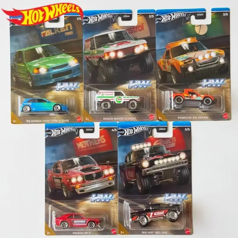 Hot Wheels Premium Series Car Model GDG 44 Alloy Honda Civic Ek9 Porsche Mazda Car Model Boy Collect Toys Kids Birthday Gifts view 6