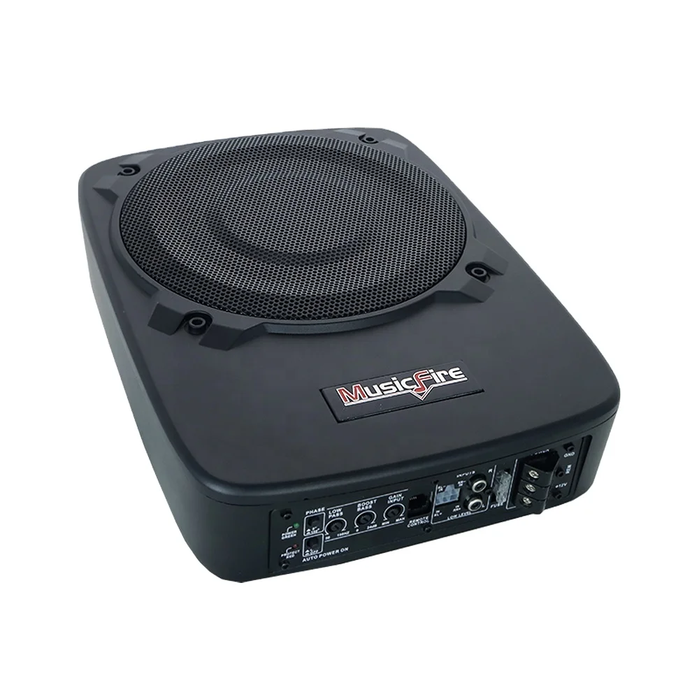 Мини-высокое качество 10-дюймовый автомобильный динамик активный тонкий сабвуфер ультратонкий чистый бас под сиденьем динамик для автомобиля