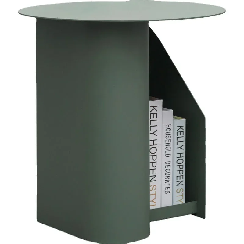 

wrought iron Nordic sofa edge, Japanese-style shelves, simple and modern corner for home use