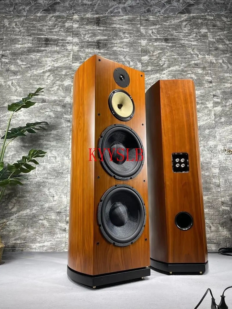 Altavoz pasivo doméstico de alta potencia de 300W y 12 pulgadas, altavoz de estantería de alta fidelidad, altavoces de suelo de graves con Audio frontal para cine en casa