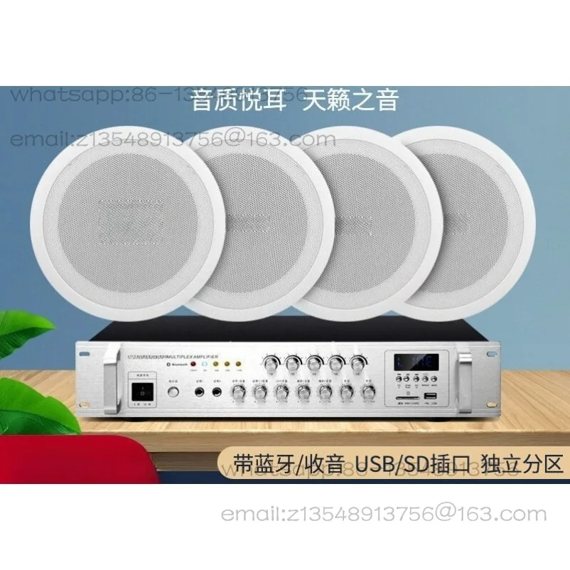 set-di-altoparlanti-da-soffitto-xianke-sa-1-con-amplificatore-a-tensione-costante-per-musica-di-sottofondo