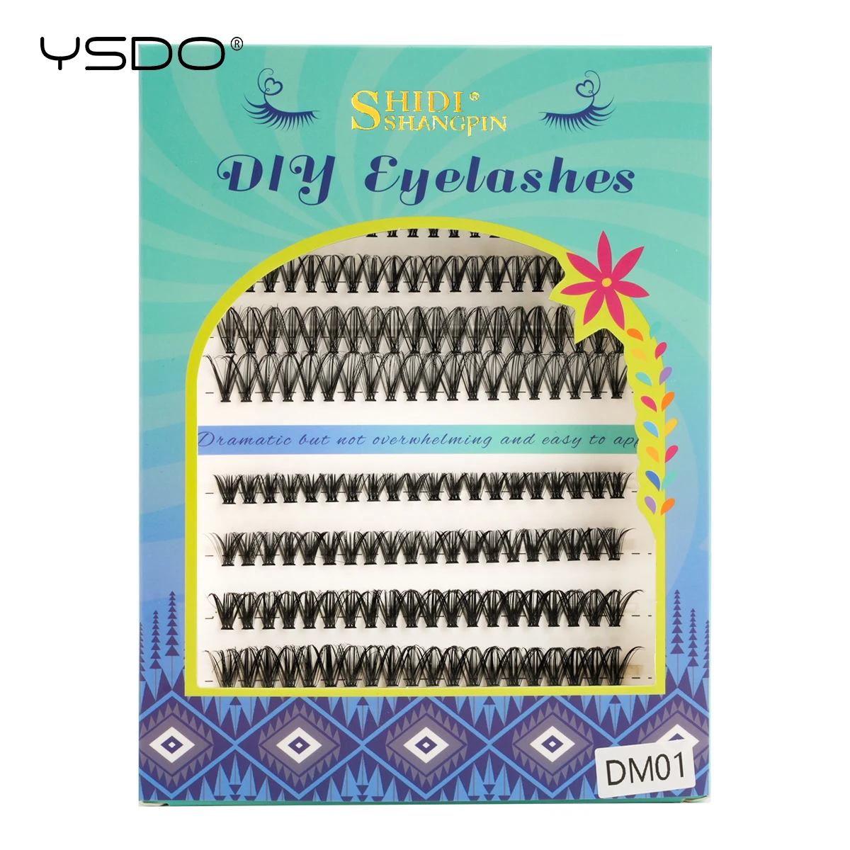 YSDO DIY Einzelwimpern D-Curl Natürliche Wimpernverlängerung Volumen Weiche 3D Nerz Falsche Wimpern Wimpernbüschel Make-up Faux Cils – Detail 7