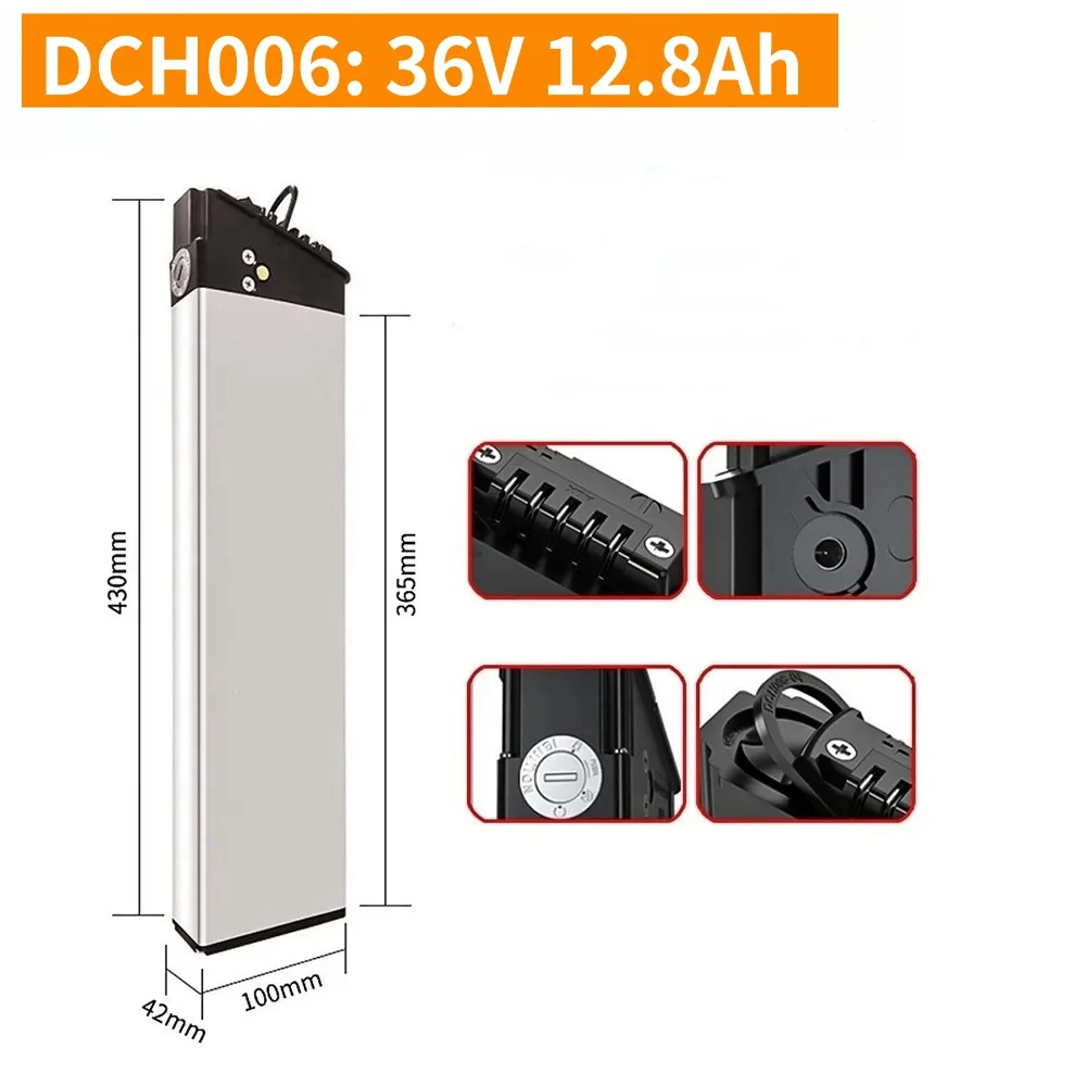 Vervangende accu's voor vouwfietsen 52V 48V 36V 10Ah-17Ah voor Engwe EP-2 Pro Engine Pro Upgraded MATE X DCH-003 DCH-006 DCH-009