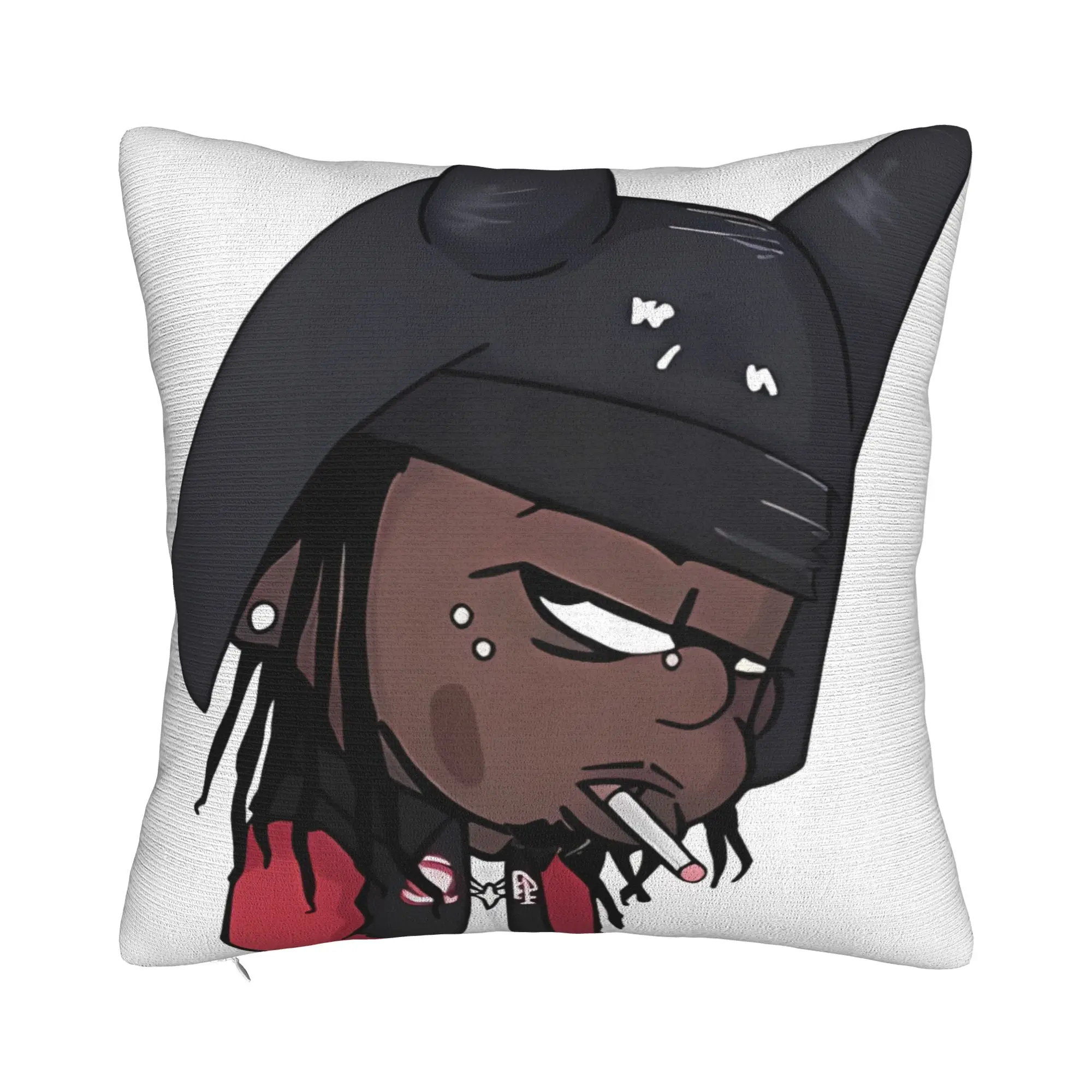 Playboi Carti For Porch Patio Couch Sofa Living Room Outdoor Pillowcases Playboi Carti Pillow Cover Zipper Closure