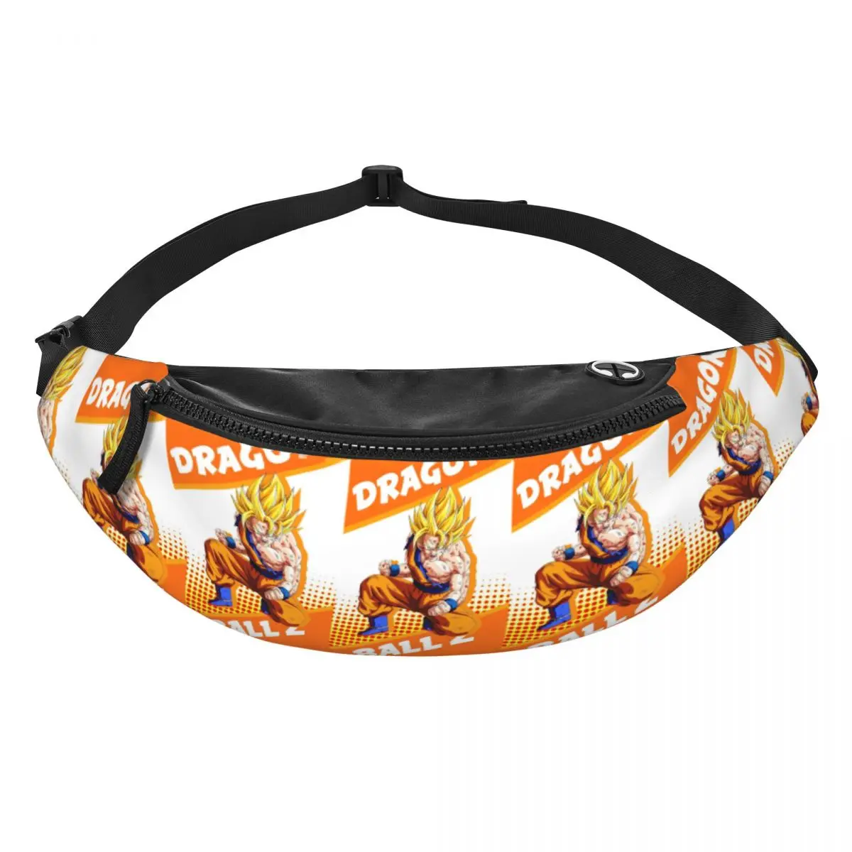 Custom DBZ  G-Gokues Fanny Bag Manga Cartoon Crossbody Waist Pack Women Men Running Phone Money Pouch