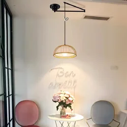 Hot Selling Chandelier Minimalist Modern Extendable Rotating Long Pole Lamp Folding Swing Arm Chandelier Indoor Lighting