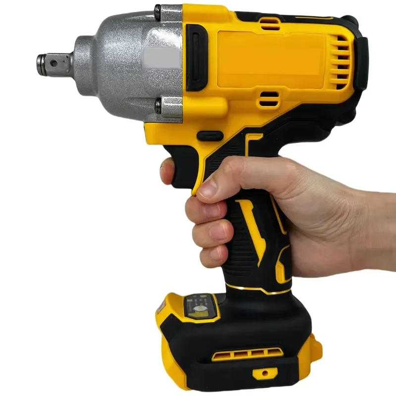 NEW High-Torque Cordless Impact Wrench 1/2in Rechargeable Handheld Ergonomic Power Tool Industrial Household 20V Electric