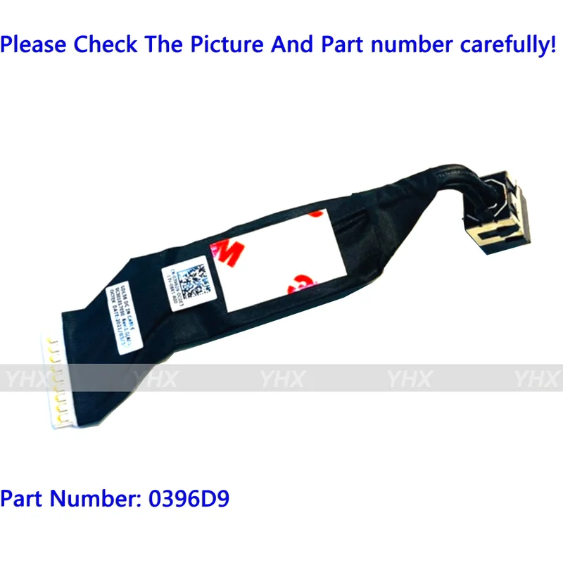 

Новый 0396D9 для Dell G15 5510 5511 5515 5520, разъем питания постоянного тока, кабельный разъем, компоненты для ноутбука