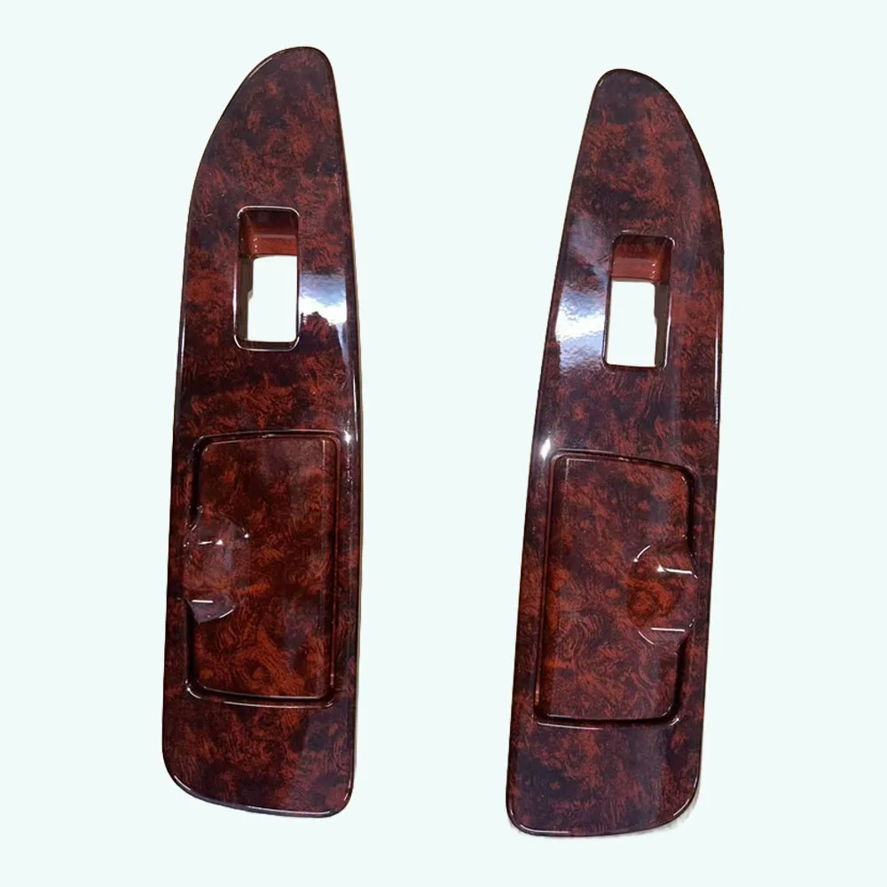 LC100 FJ100 Interior Wooden Window Switch Lifter Panel Cover For Toyota Land Cruiser 100 2003 2004 2005 2006 2007 08 Accessories