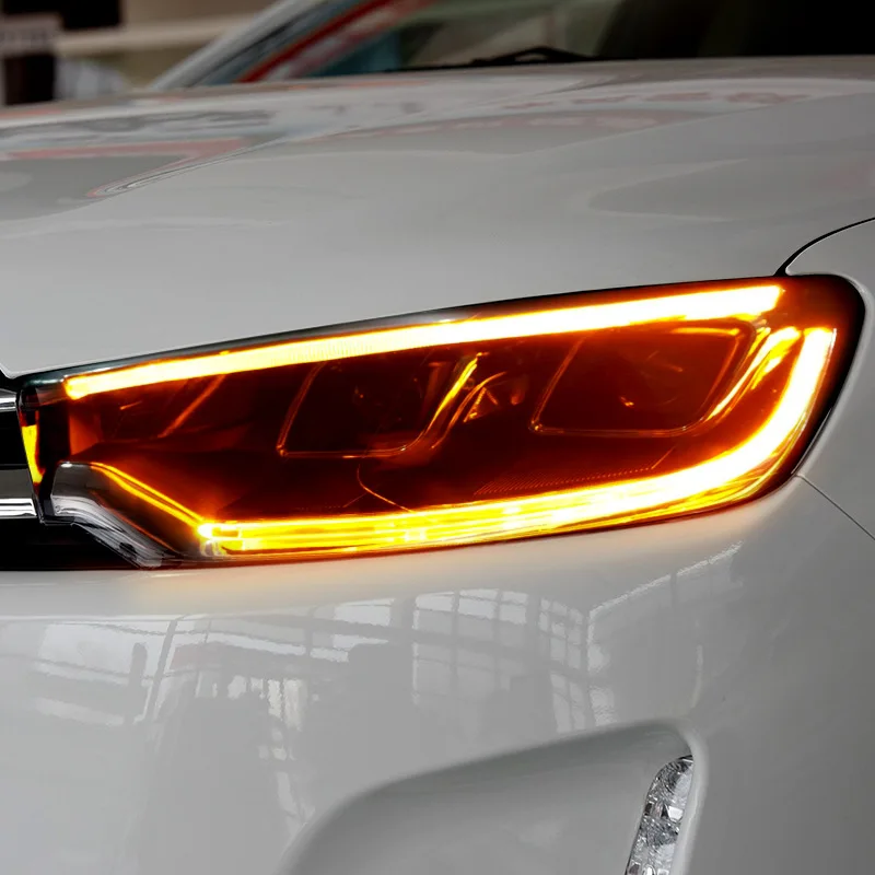 

Dedicated to Citroen C3-XR headlight assembly double lens xenon lamp two-color light guide led daytime running light assembly
