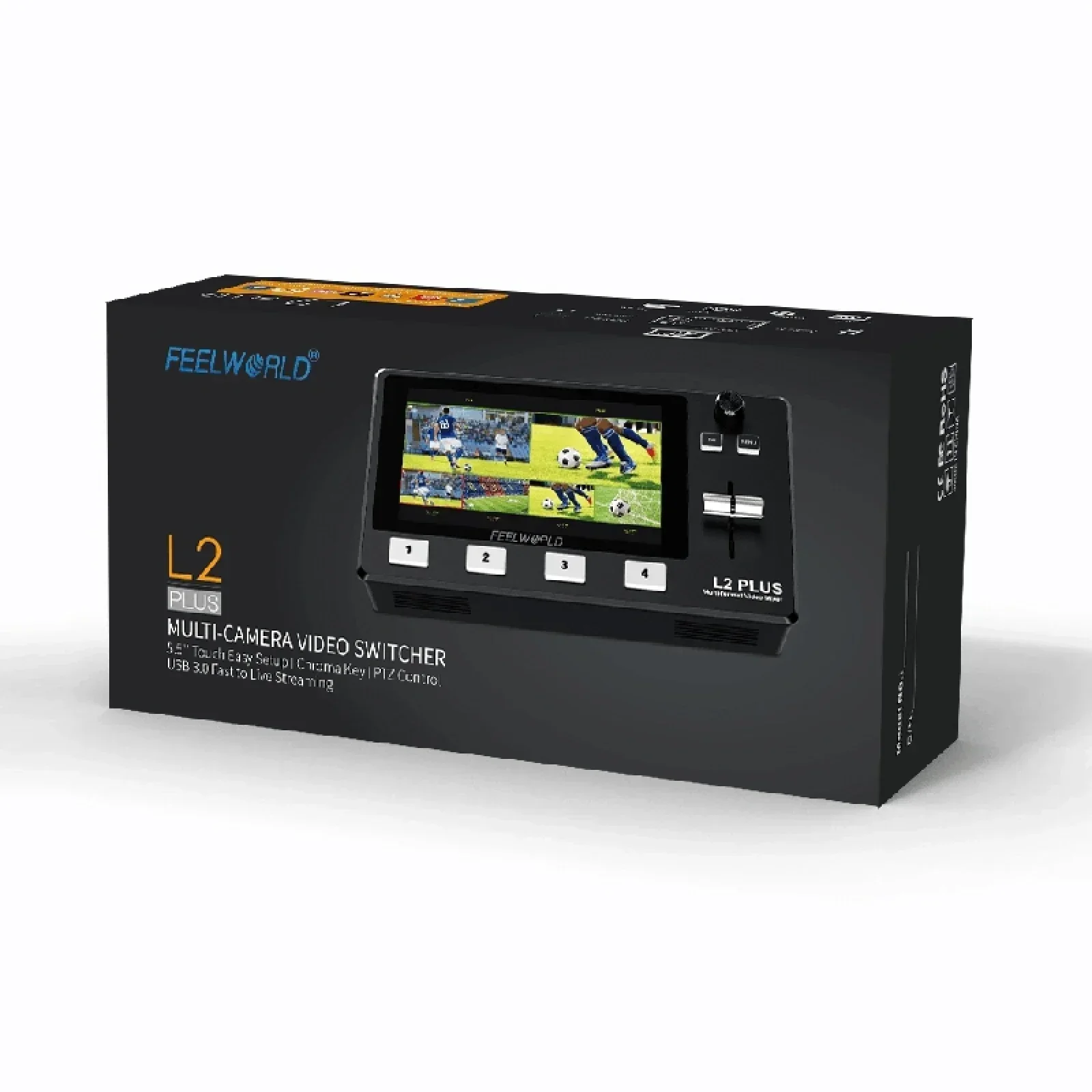 

Hot selling FEELWORLD L2 Plus Multi-camera Video Mixer Switcher with 5.5 inch Screen