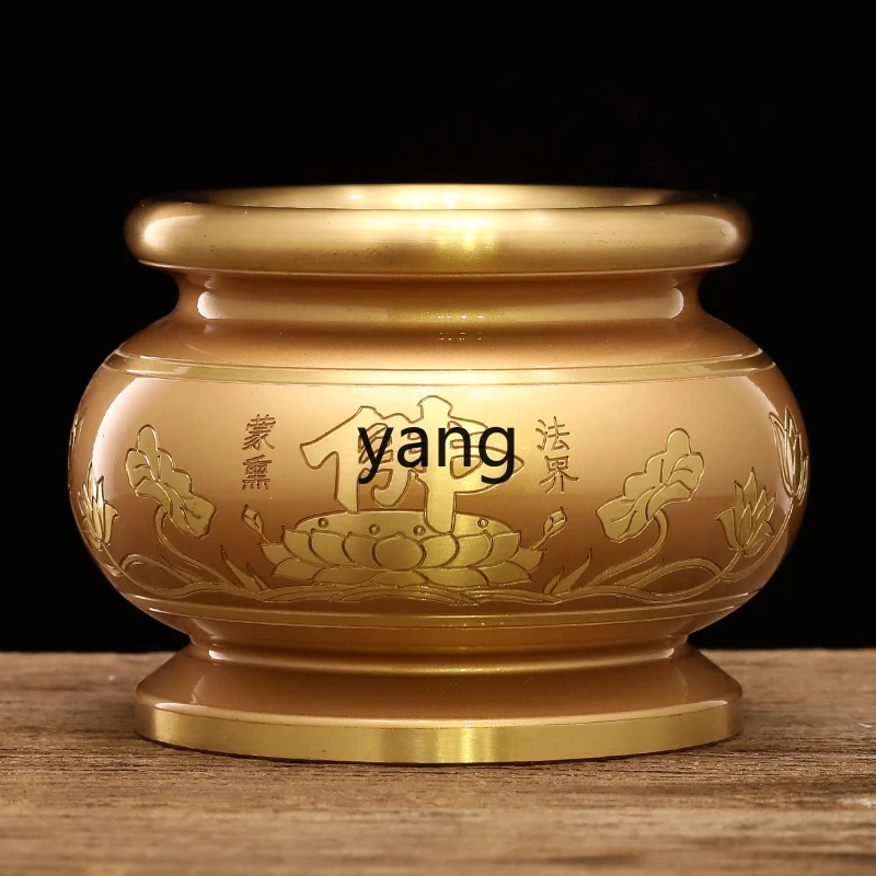 

LZR Incense Burner for Home Use, Offering Incense Burner for Buddhist Altar, God of Wealth Incense Bowl