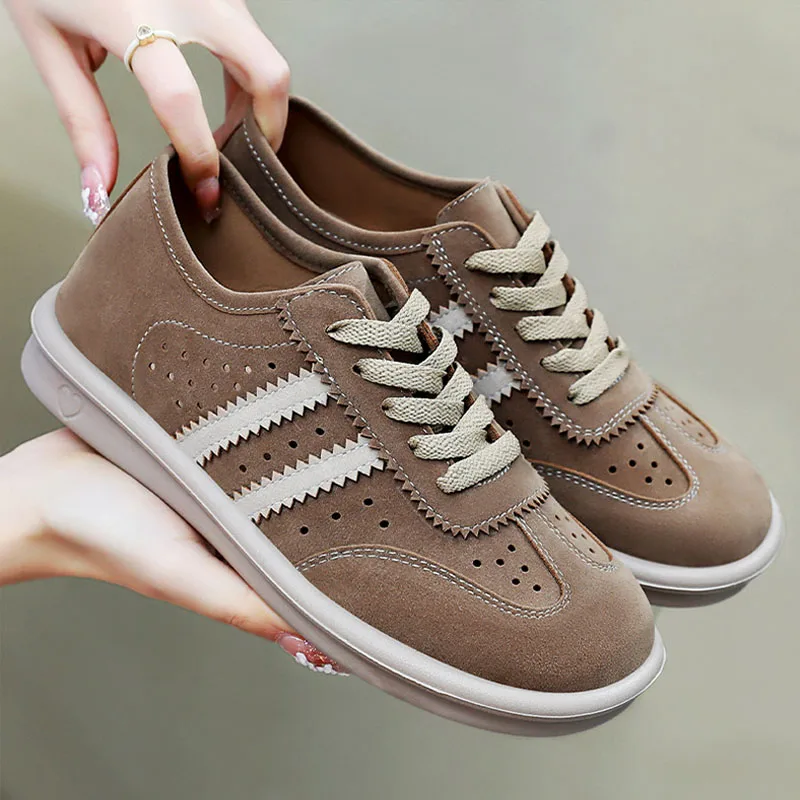 

Maillard женская повседневная обувь в стиле ретро из искусственной замши, кроссовки GAT, дышащая мягкая подошва, нескользящие кроссовки, прогулочная обувь на платформе