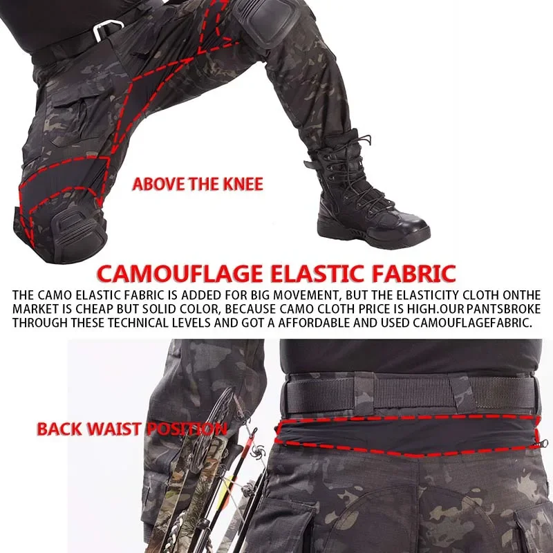 GEN3 Pantalón Táctico Combate Ripstop con Rodilleras - imagen 3