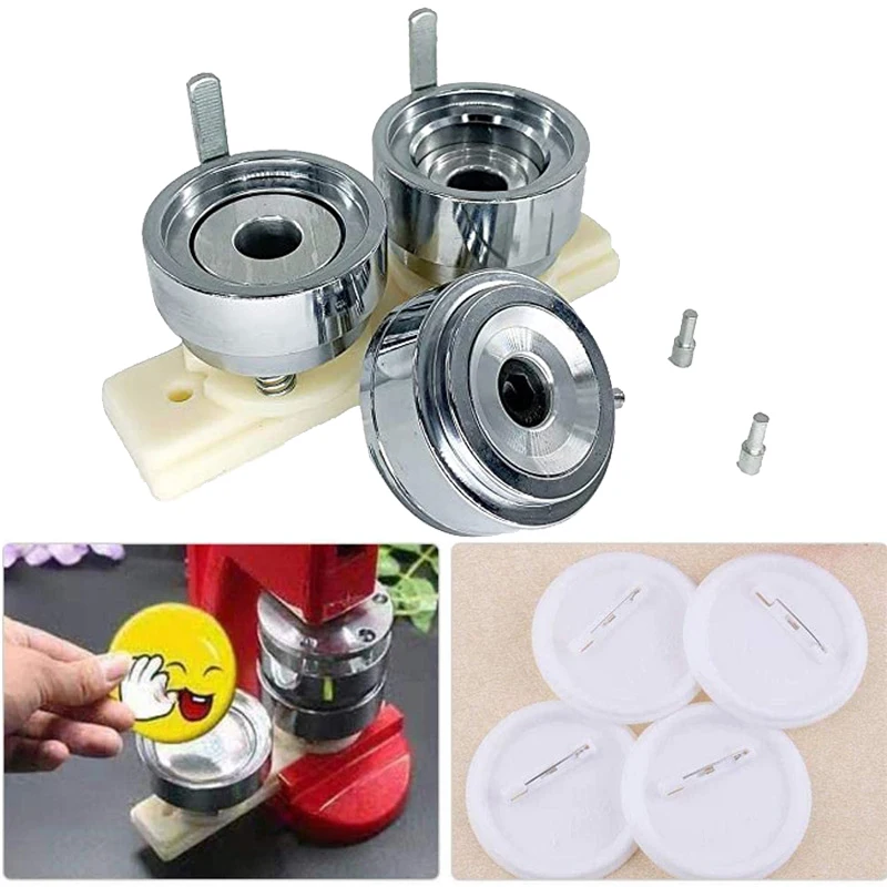 25MM/37MM/44MM/58MM/75MM Badge Button Die Mold Badge Making Badge DIY Pin Button Maker Parts Mould Press Machine Punching Mould