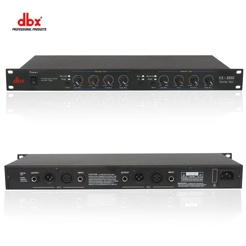 Professional Vocal Beautification Ex-3000 Exciter Pre-Effector Audio Stage Microphone Gain Processor