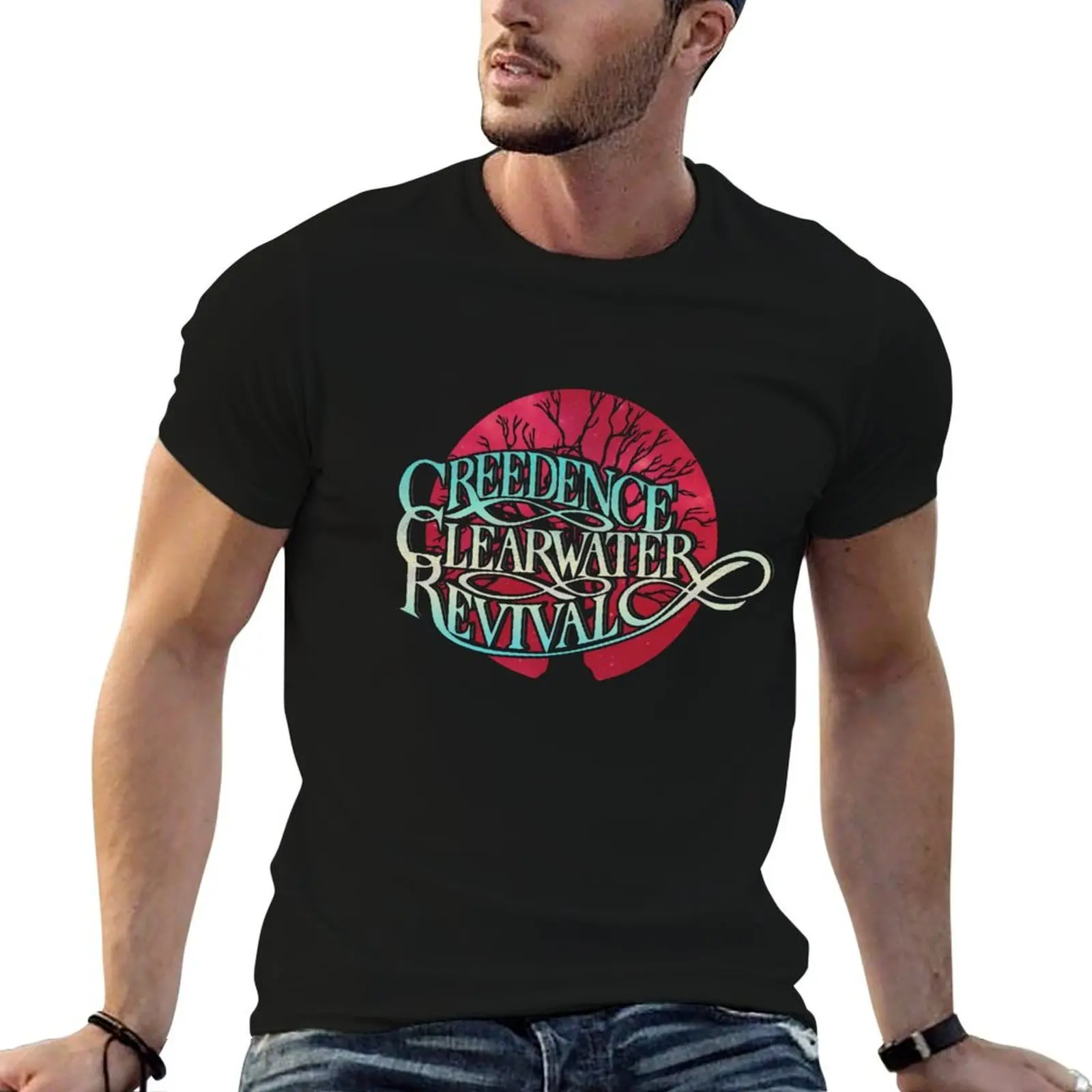 Creedence Clearwater Revival T-Shirt Work Wear Lightweight Tee