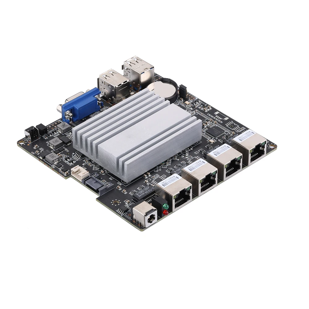 Router Rak 1U 4x LAN Bay Trail J1900 Prosesor Quad Core DDR3 RAM mSATA SSD