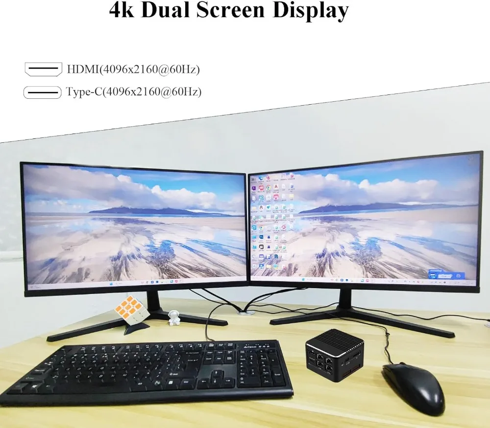 جهاز توجيه صغير ألدر ليك i3-N305، 8C/8T، حتى 3.8 جيجا هرتز