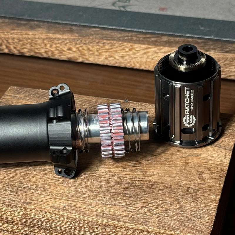 Leichter Rennrad-Felgenbremsnabensatz 248g 60t Ratsche Schnellspanner 100mm/130mm Vorne 20h Hinten 24h HG Freinabe 9-12-Gang-kompatibel – Detail 5