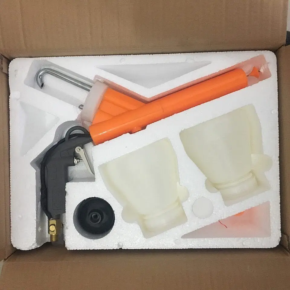 Портативный новый стартовый порошок, спрей для краски, электростатическое покрытие, бункер, алюминиевая подложка для тестовой системы, основной двигатель