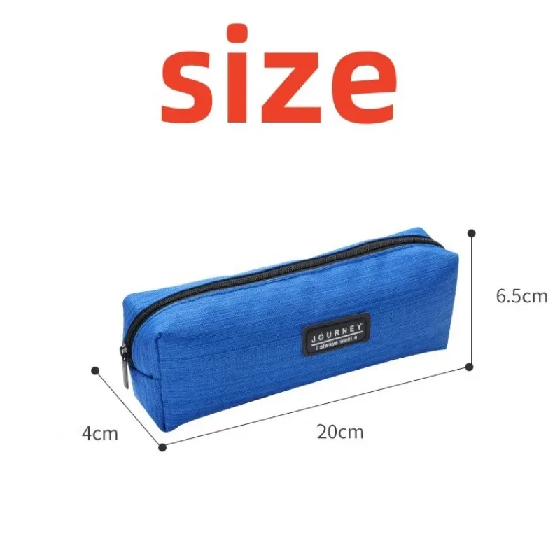 1 шт., сумка-карандаш, большой вместительный чехол для ручек, коробка для хранения, простой стиль унисекс, школьные принадлежности, аксессуары, канцелярские принадлежности
