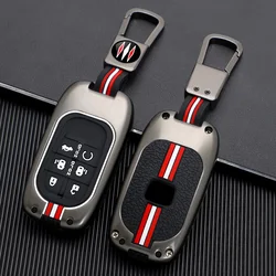 6 Bottons Zinc Alloy Car Key Fob Case Cover Shell Keychain for Honda Alison Odyssey 2023 2024 2025 Accesorios